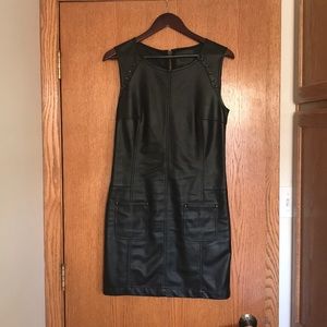 Chelsea and Violet Black pleather dress